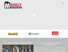 Tablet Screenshot of matsells.com